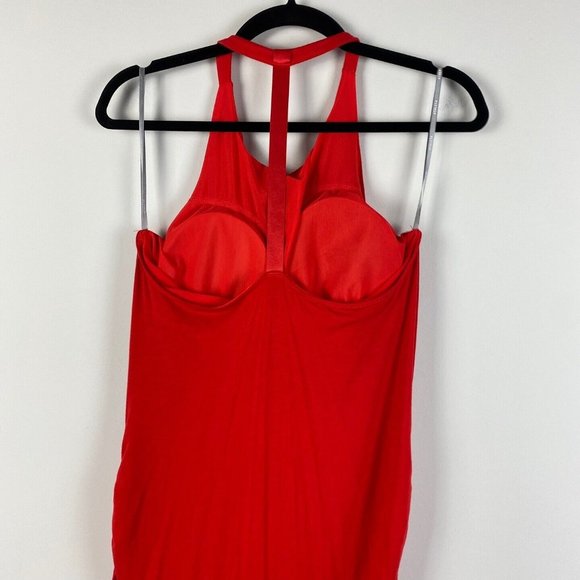 Athleta Serenity Maxi Dress Saffron Red Size Medium - Picture 5 of 9